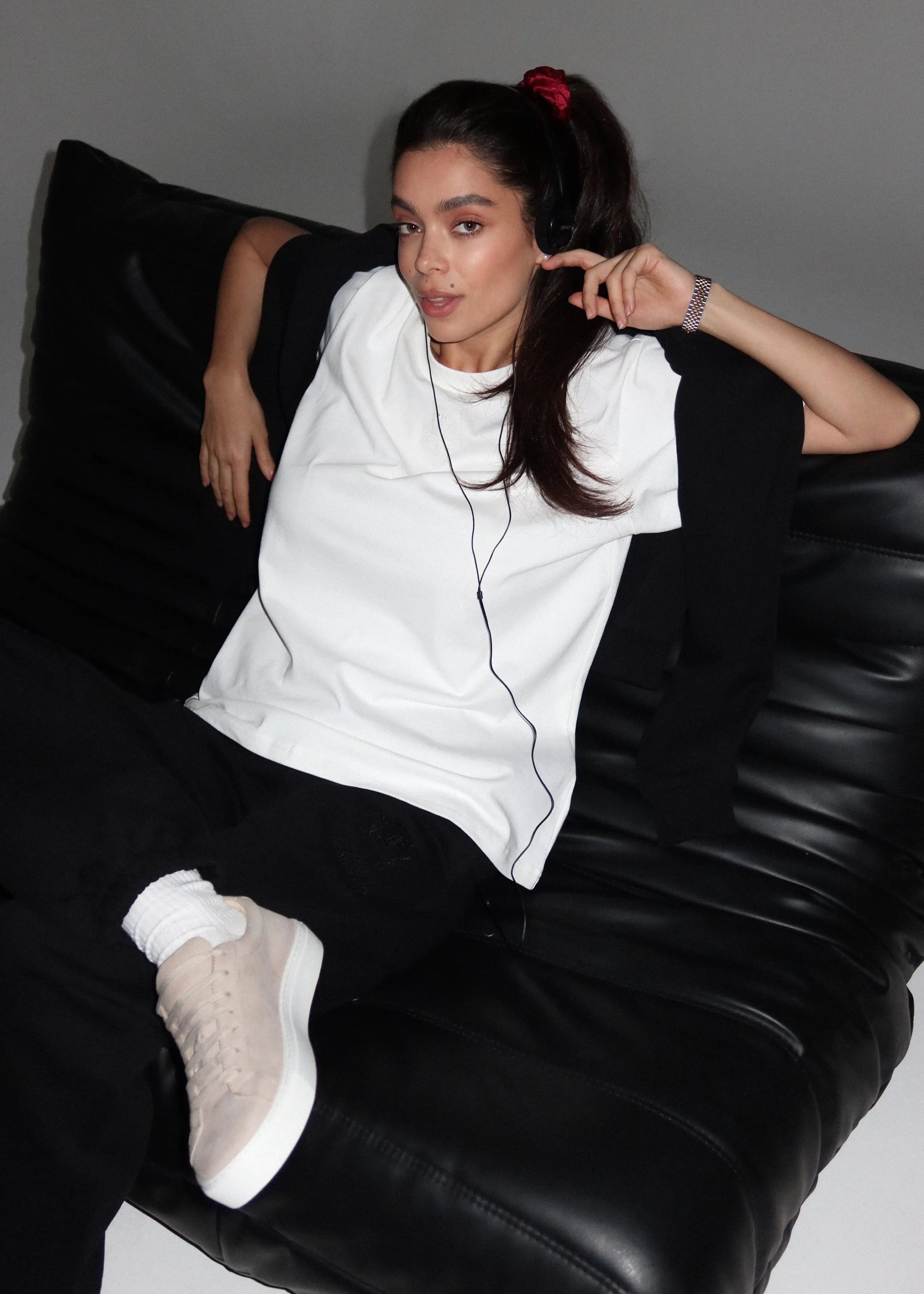 Cotton Logo White T-Shirt