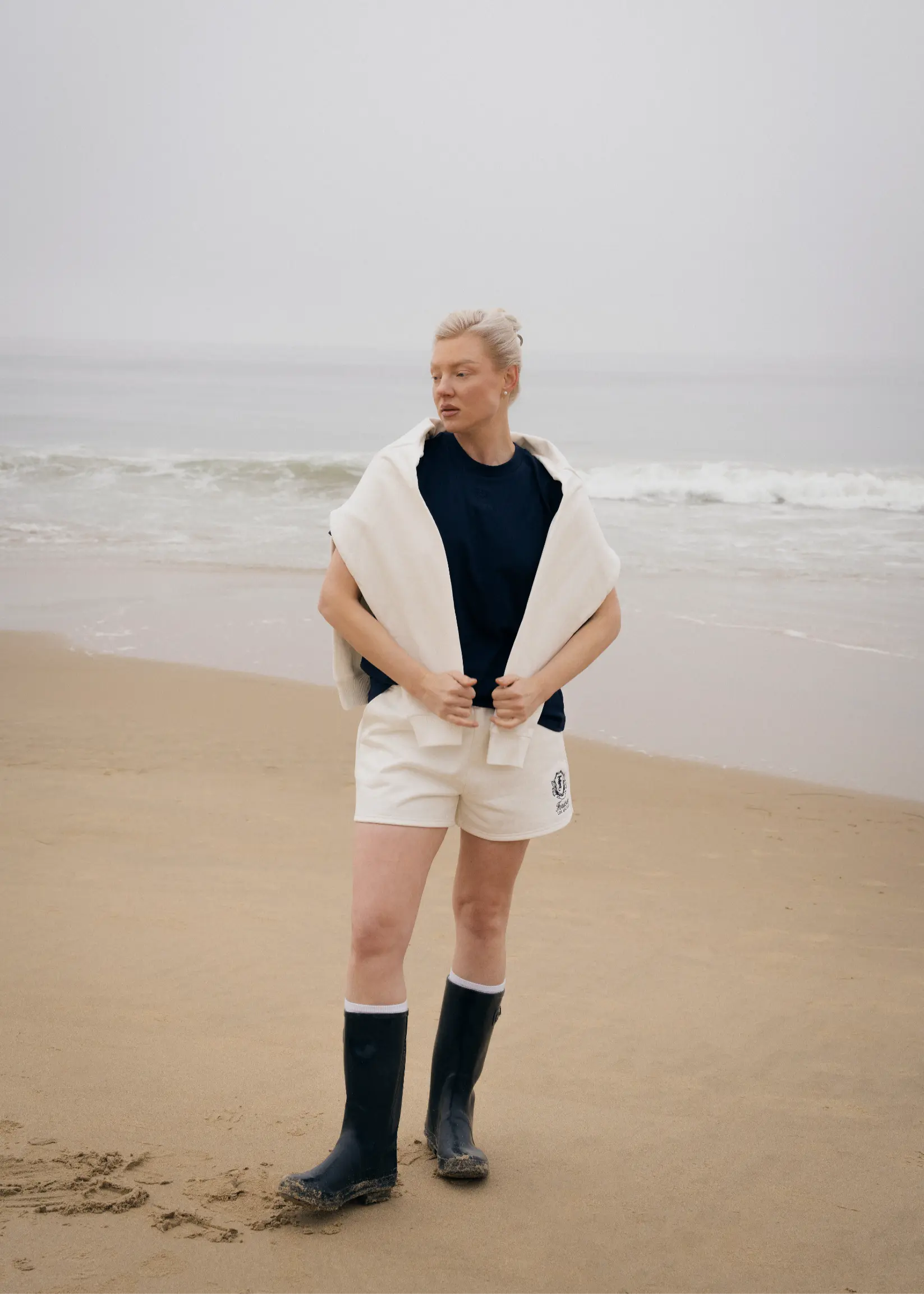 Heritage Crest White Shorts Fordorée