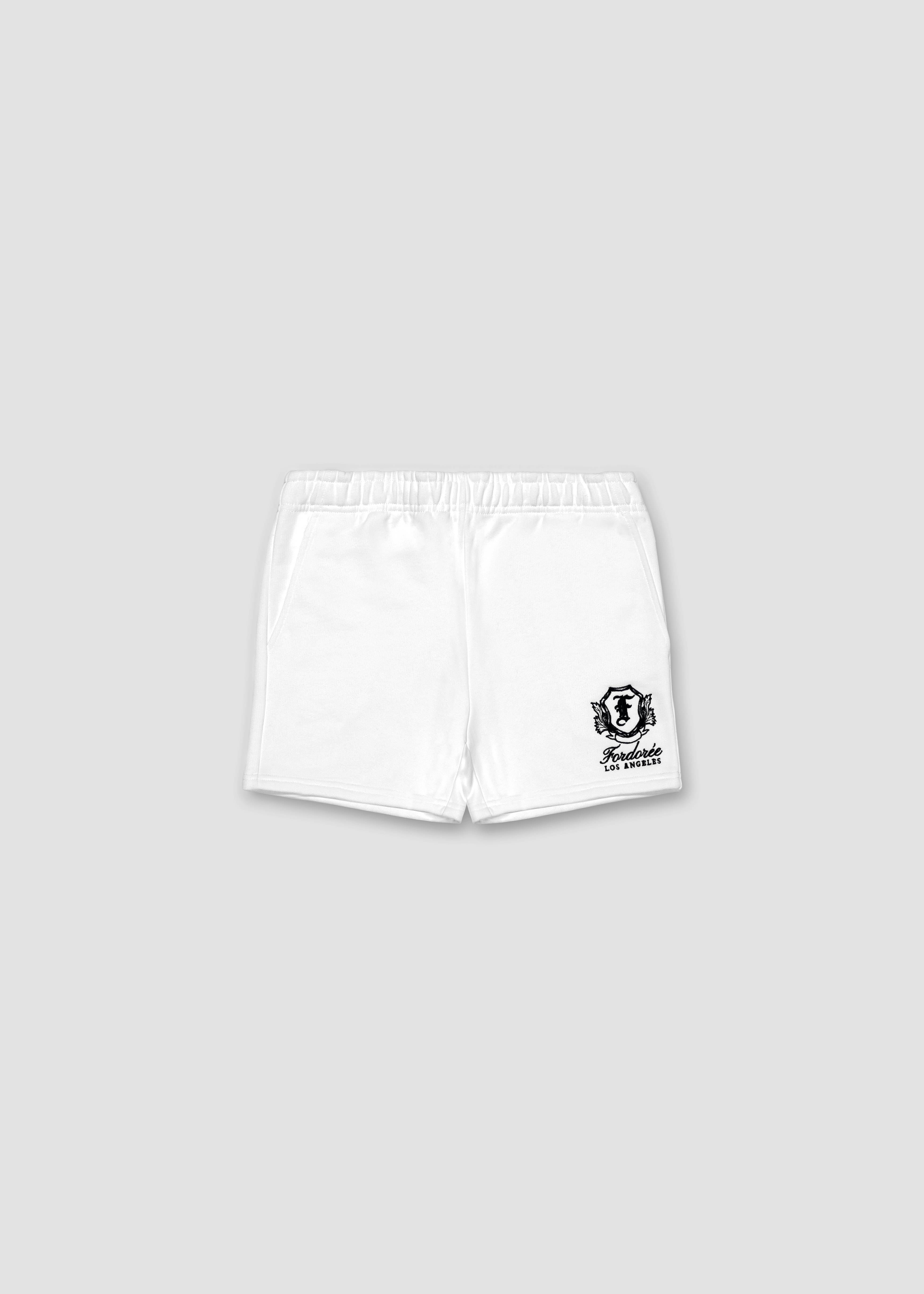 Heritage Crest White Shorts Fordorée