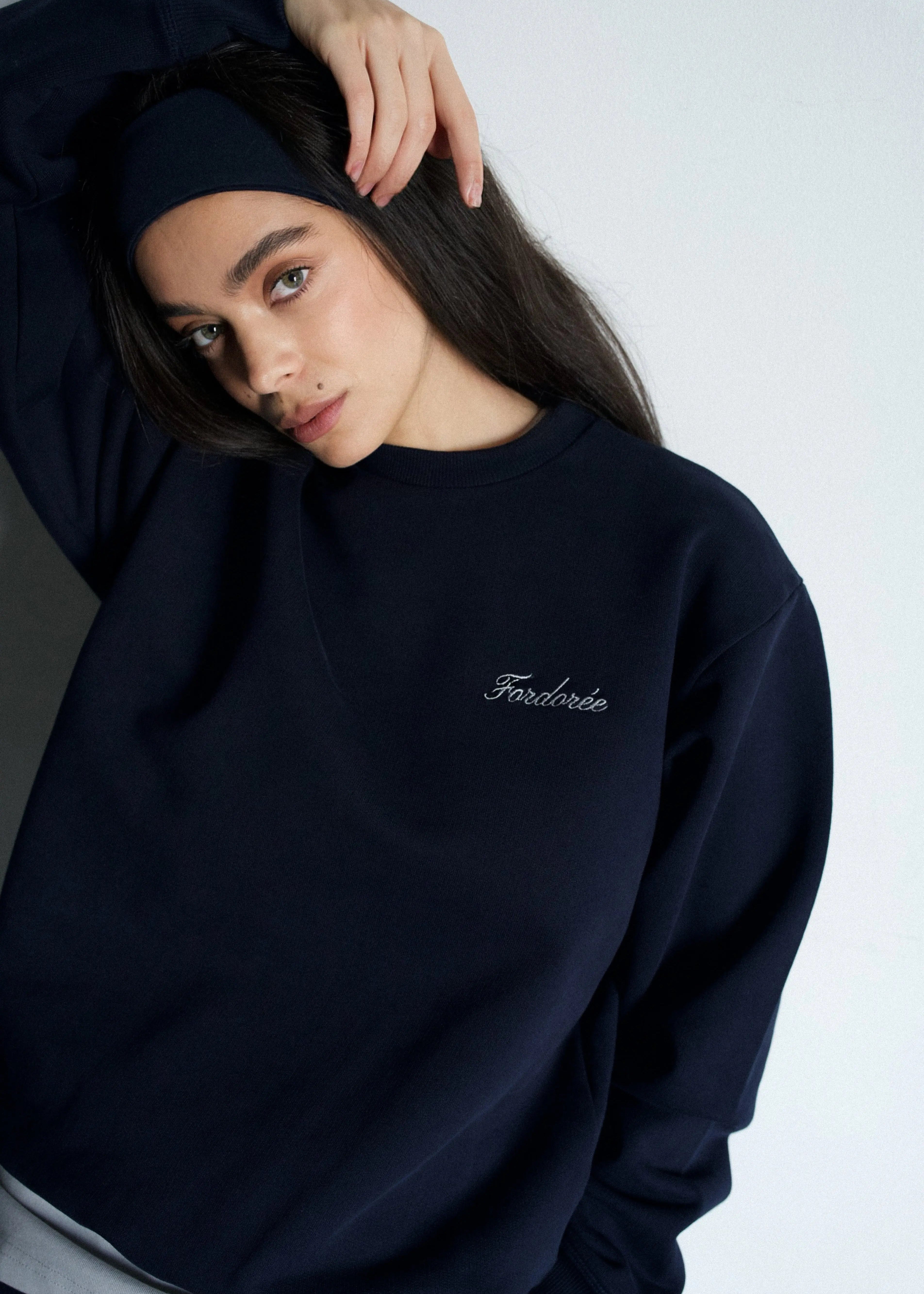 Fordorée Fortune Cotton Navy Sweater