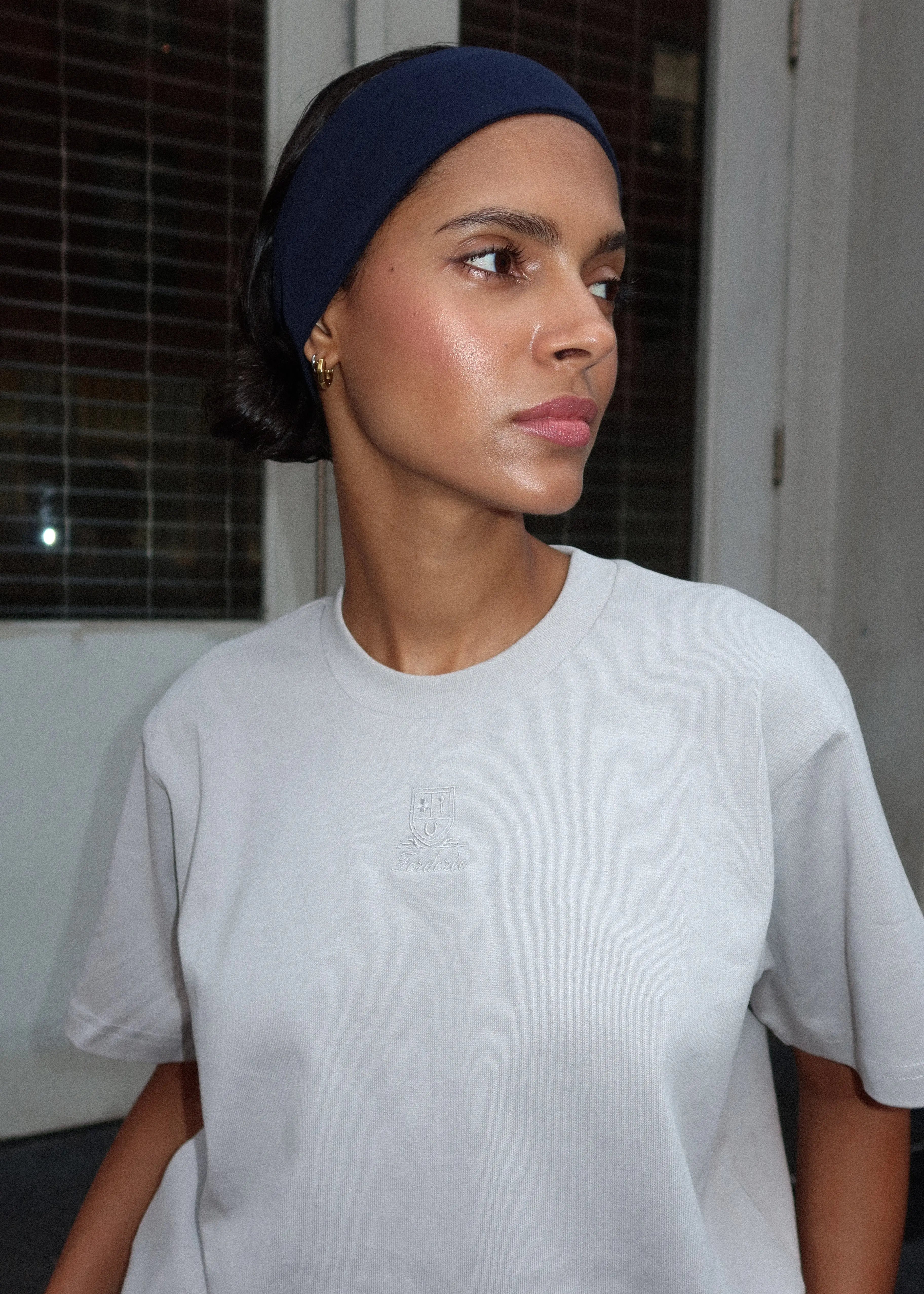 Cotton Logo Light Grey T-Shirt