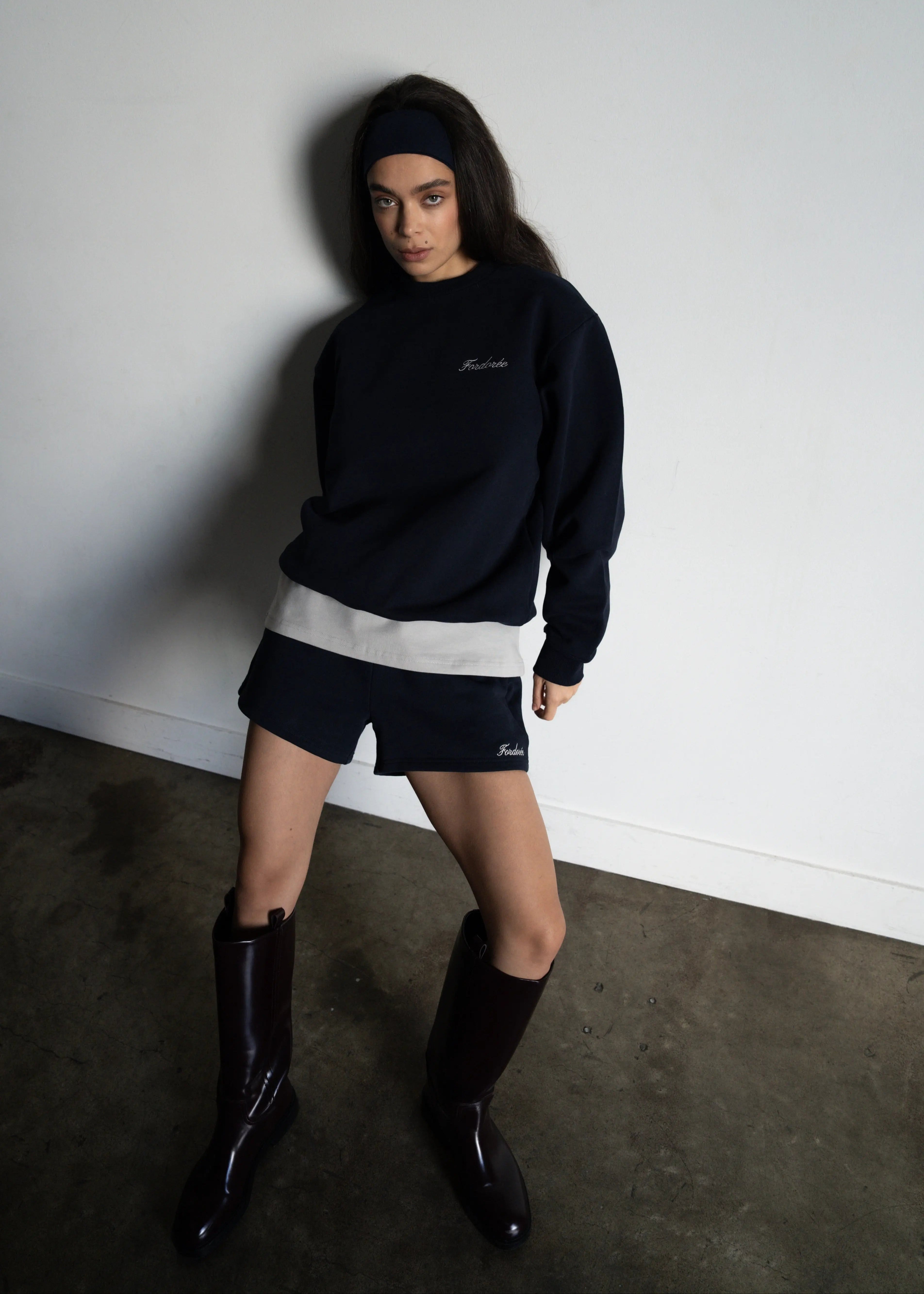 Fordorée Fortune Cotton Navy Sweater
