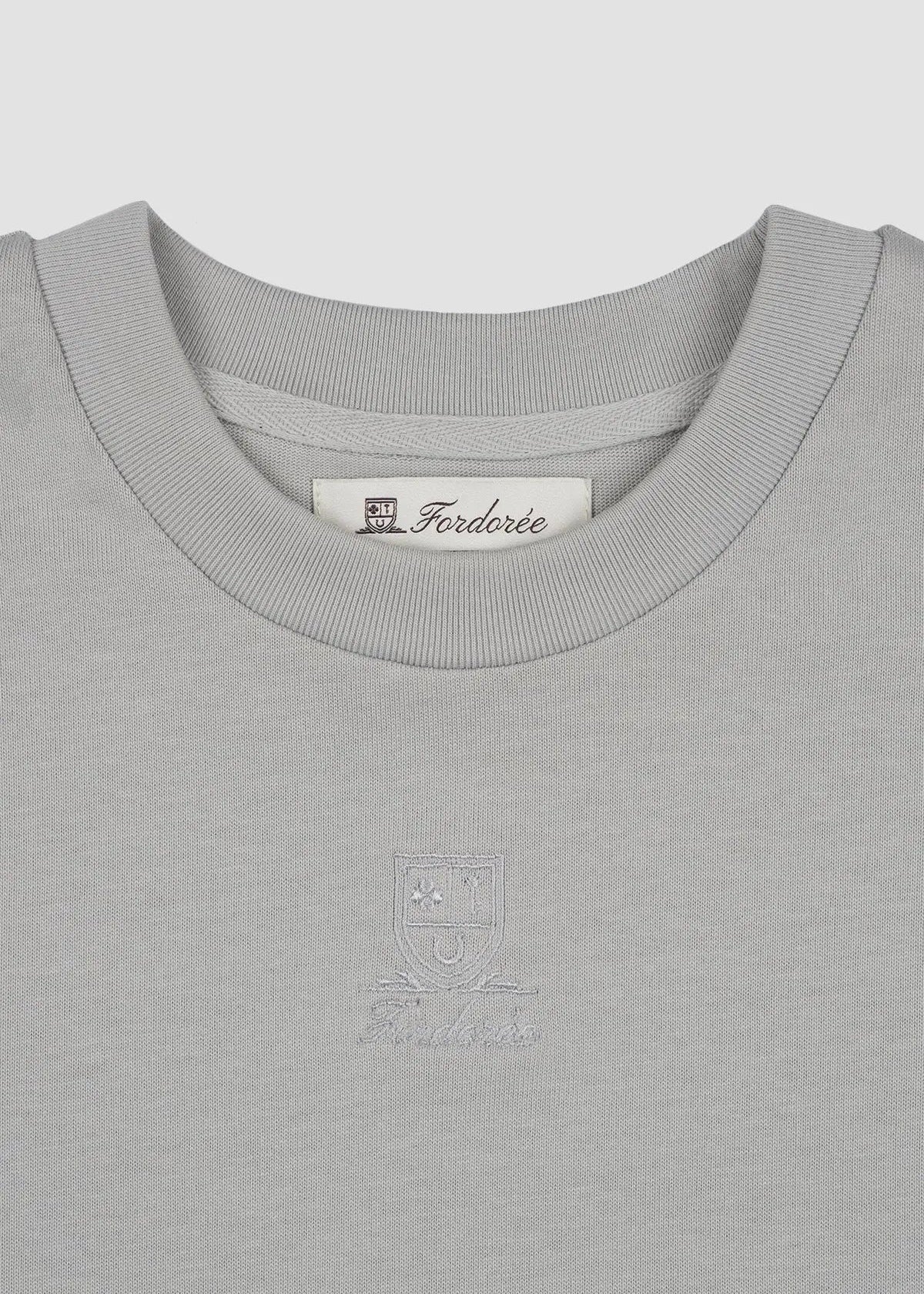 Cotton Logo Light Grey T-Shirt
