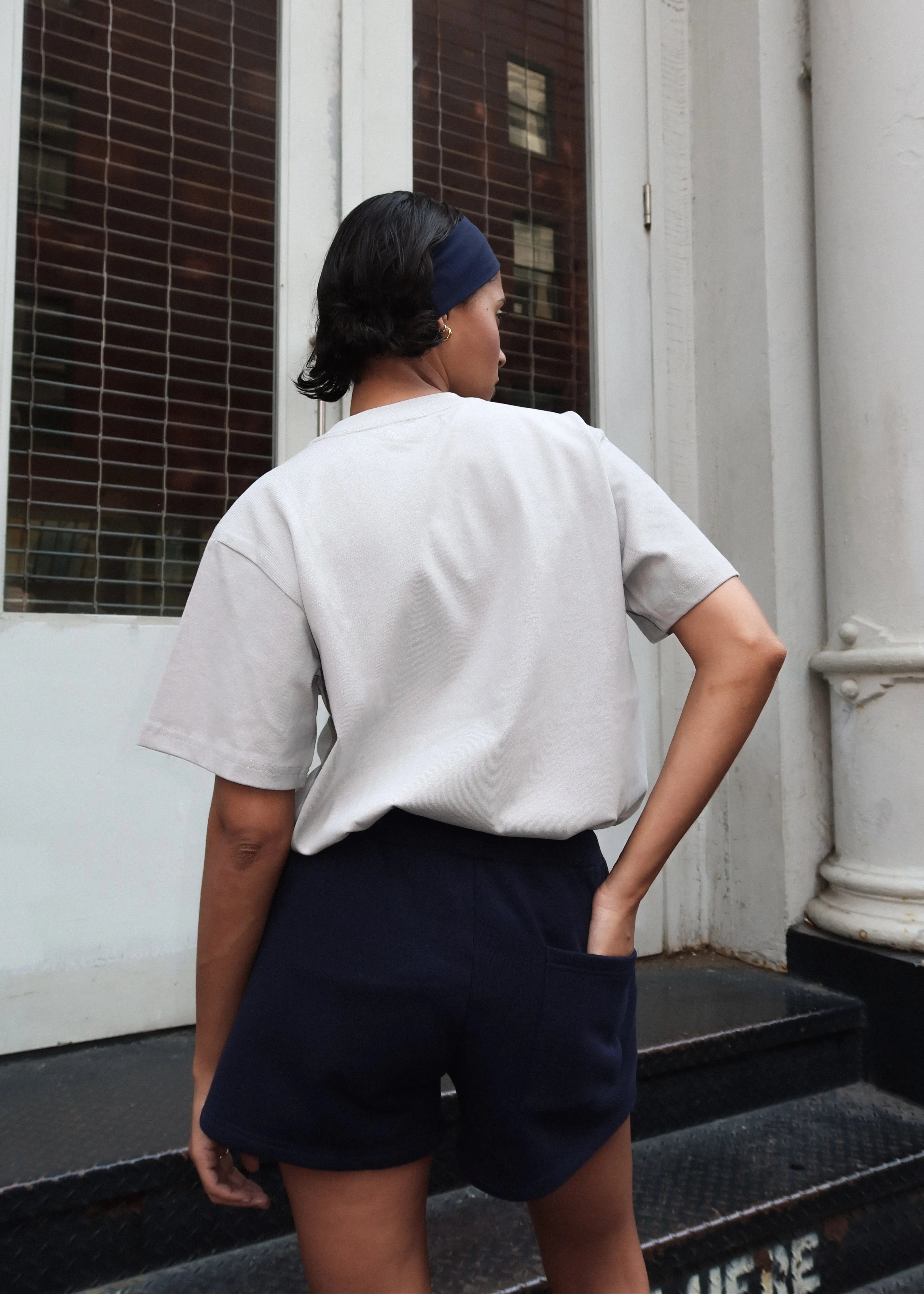 Cotton Logo Light Grey T-Shirt