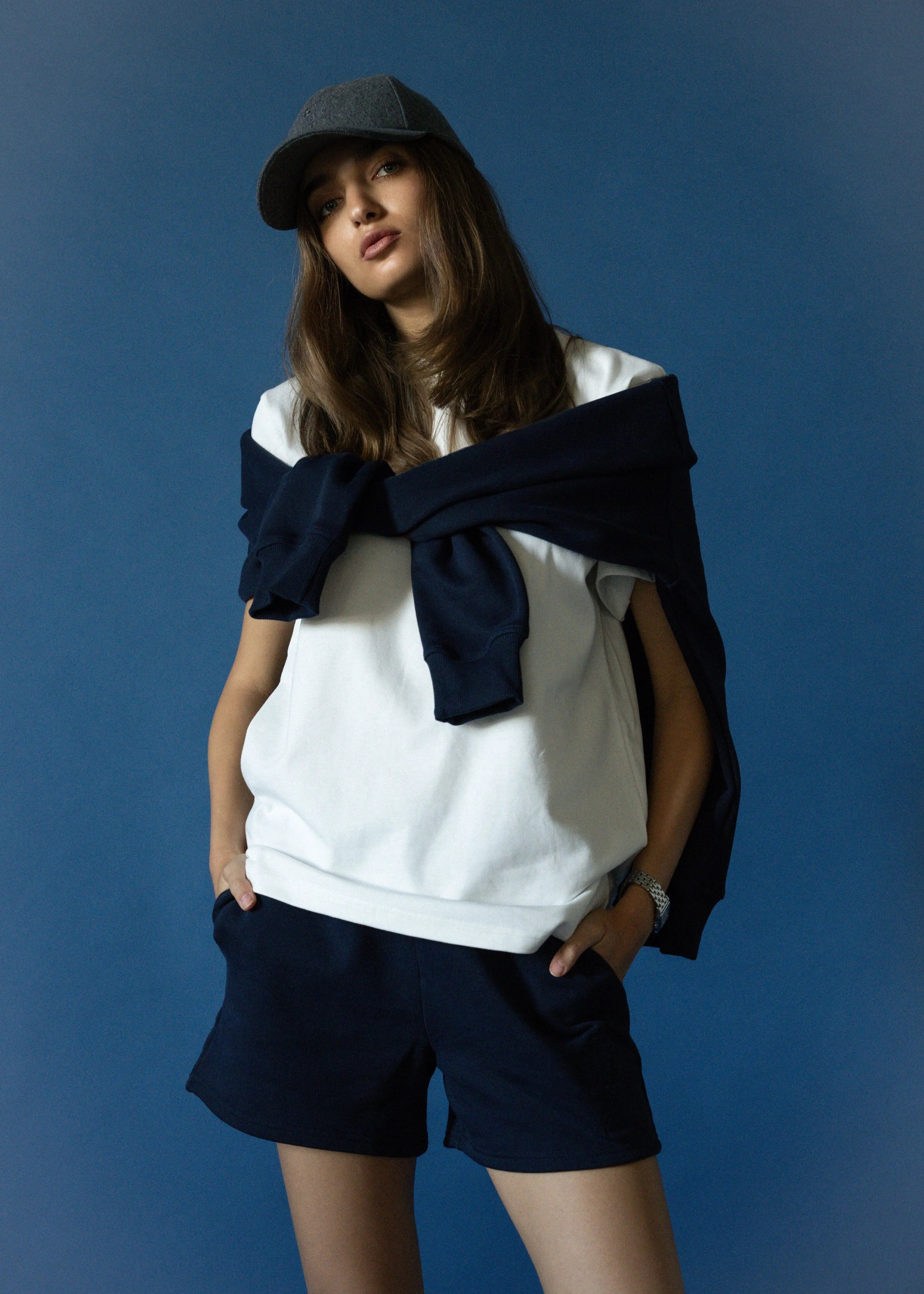 Heritage Crest Royal Navy Sweater