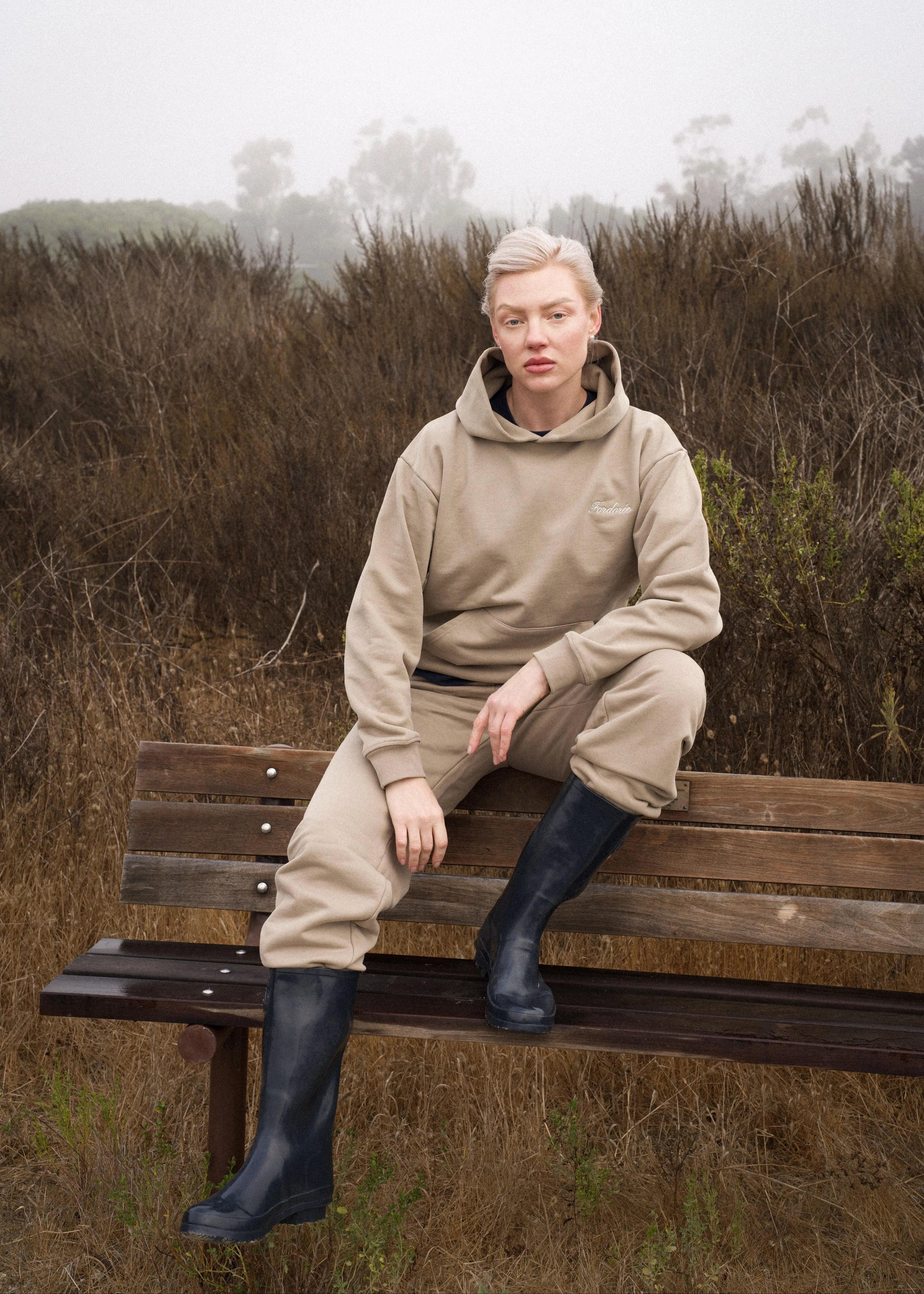 Fordorée Cotton Beige Sweatpants Fordorée