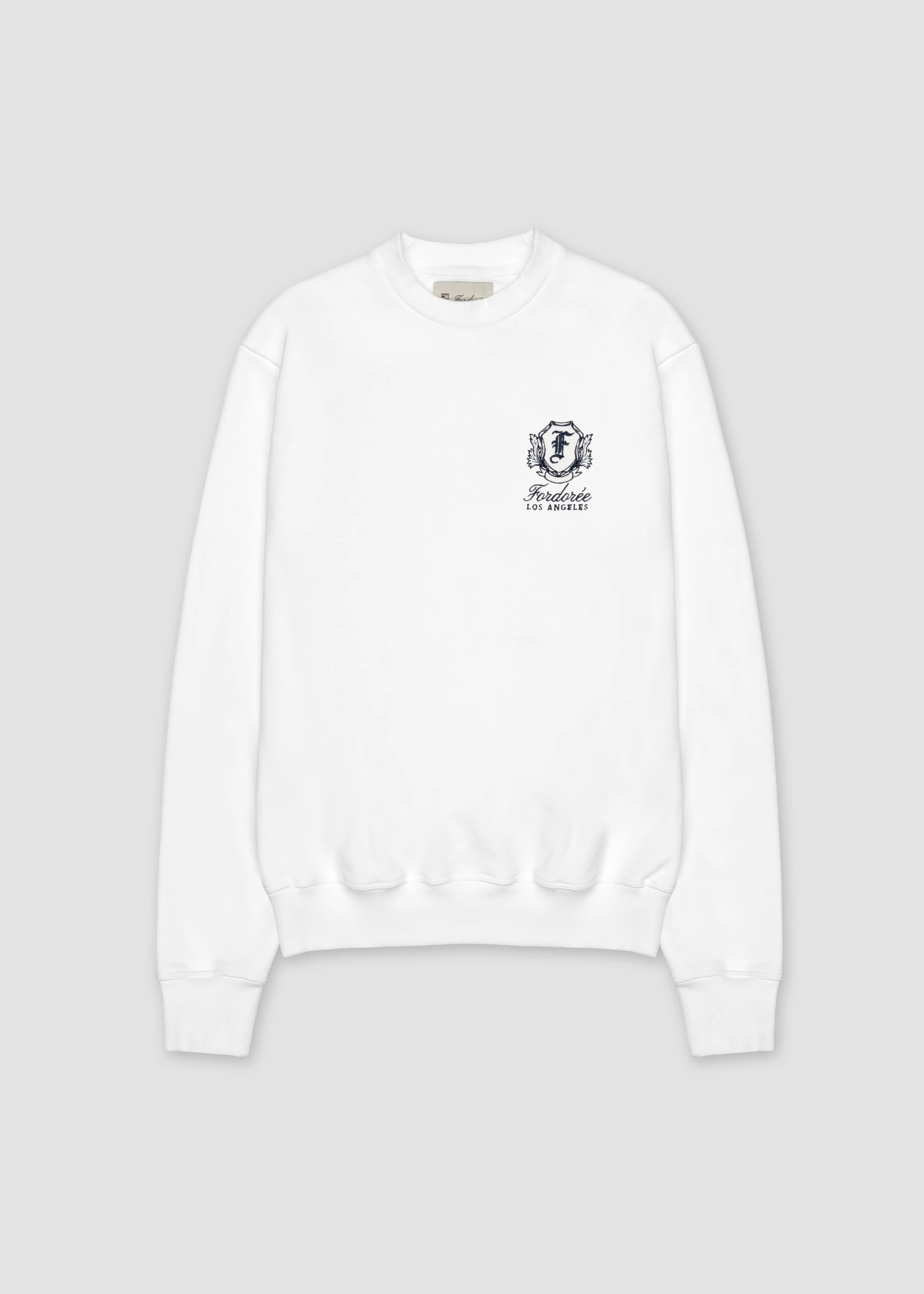 Heritage Crest White Sweater Fordorée