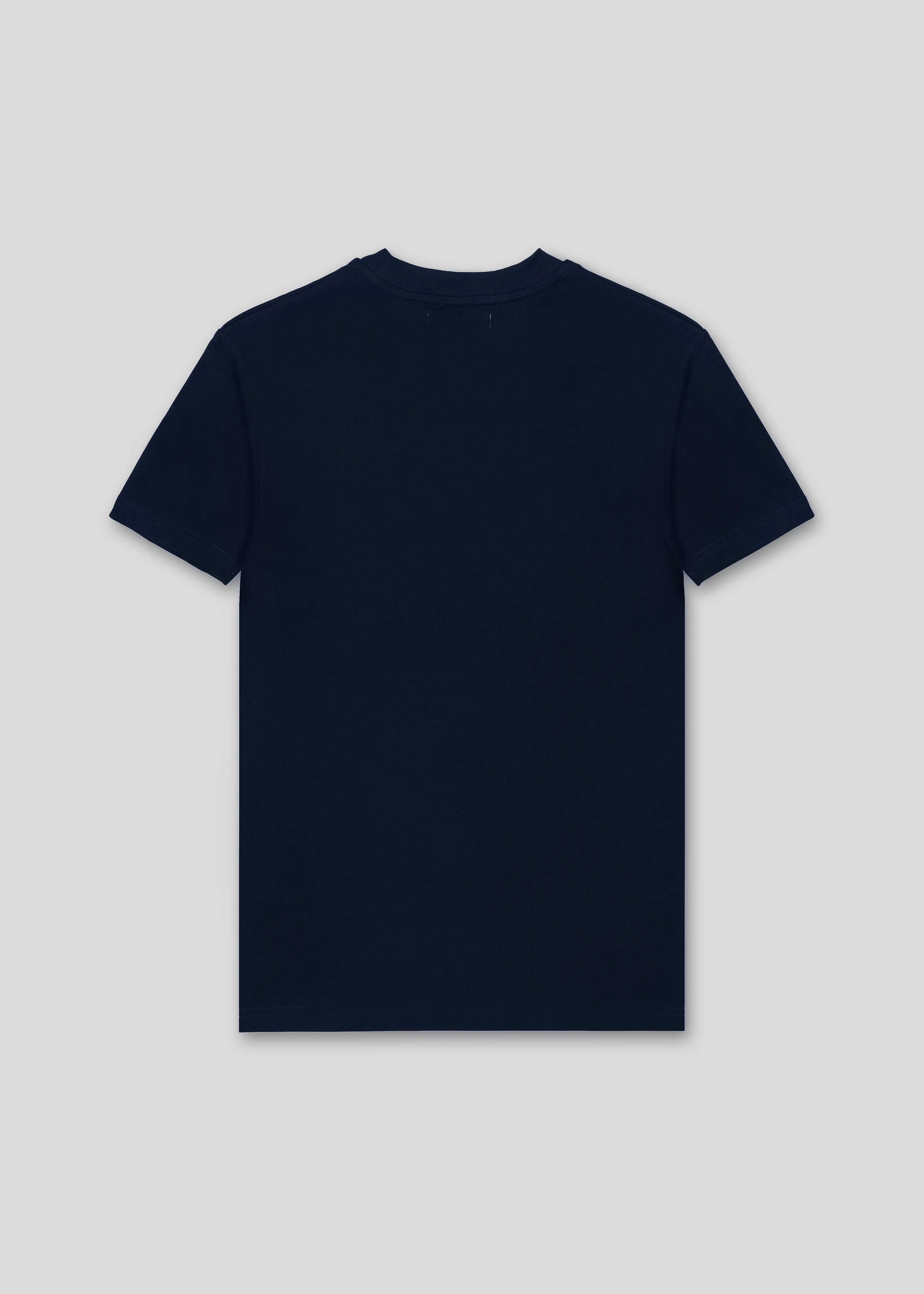 Cotton Logo Navy T-Shirt Fordorée